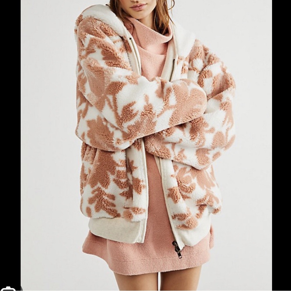 Free People Fleece Canyon Moon Jacket